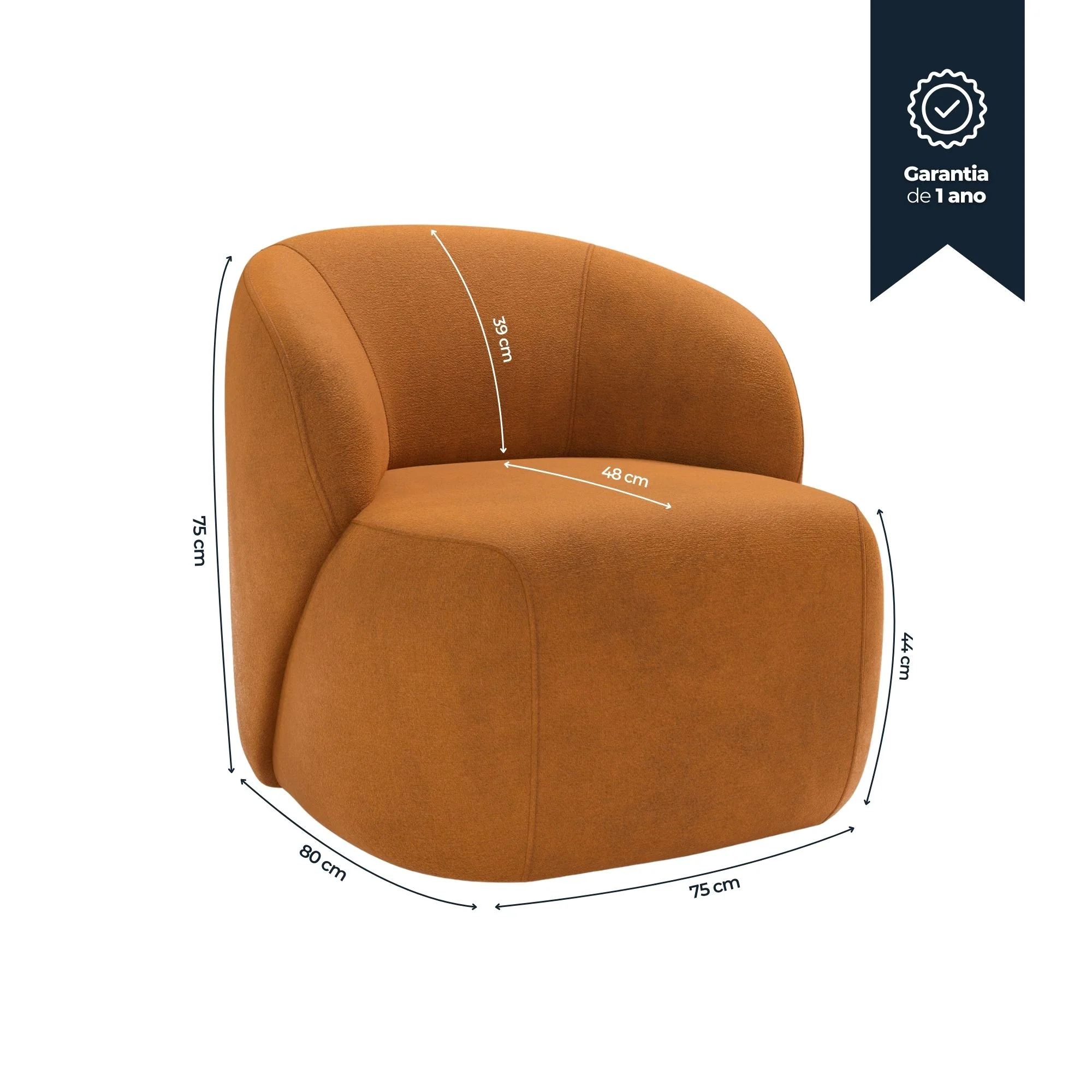 Especificações da Poltrona Moon